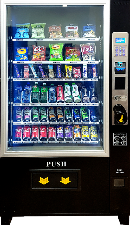 Snack & Drink Vending Machines - No upfront costs